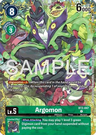 Argomon - BT2-047 (Alternate Art) (BT2-047) - Dual Revolution Foil