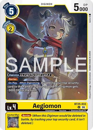 Aegiomon (BT25-033) - Dual Revolution