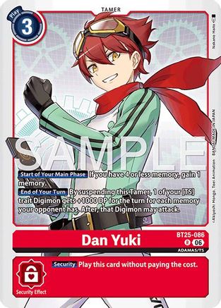 Dan Yuki (BT25-086) - Dual Revolution Foil