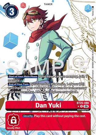 Dan Yuki (Alternate Art) (BT25-086) - Dual Revolution Foil