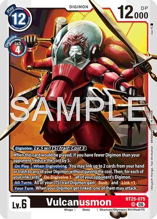 Vulcanusmon (BT25-075) - Dual Revolution Foil
