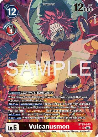 Vulcanusmon (Alternate Art) (BT25-075) - Dual Revolution Foil