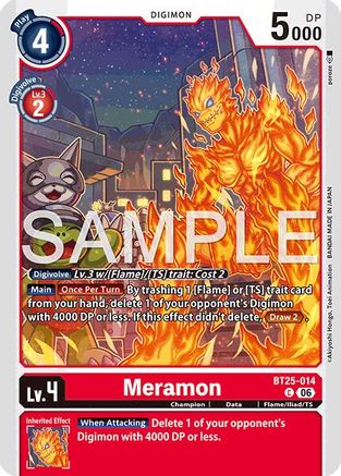 Meramon (BT25-014) - Dual Revolution