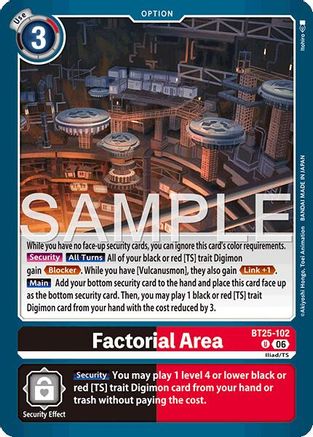 Factorial Area (BT25-102) - Dual Revolution