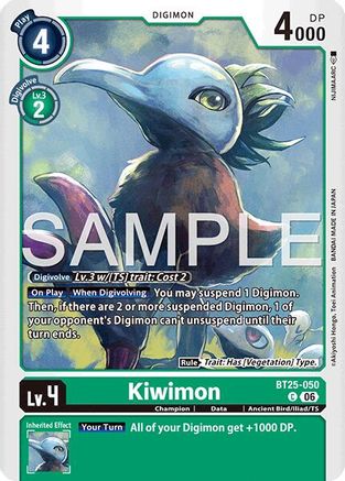 Kiwimon (BT25-050) - Dual Revolution