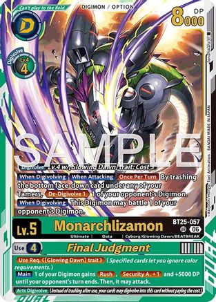 Monarchlizamon // Final Judgement (BT25-057) - Dual Revolution Foil