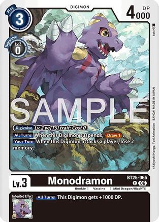 Monodramon (BT25-065) - Dual Revolution