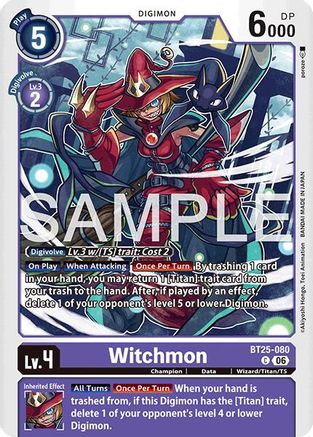 Witchmon (BT25-080) - Dual Revolution