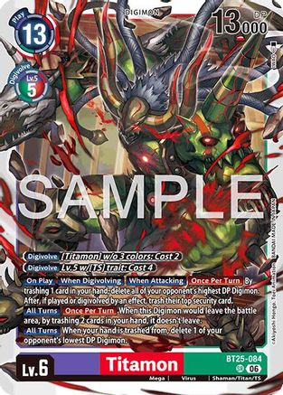 Titamon (BT25-084) - Dual Revolution Foil