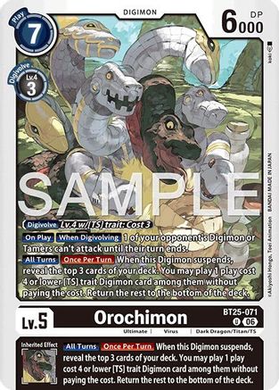 Orochimon (BT25-071) - Dual Revolution