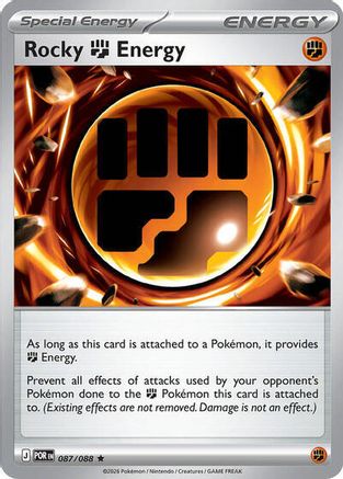 Rocky Fighting Energy - 087/088 (Non-Holo) 87 - Deck Exclusives