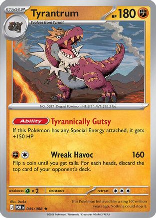 Tyrantrum - 047/088 (Non-Holo) 45 - Deck Exclusives
