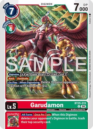 Garudamon (BT25-015) - Dual Revolution
