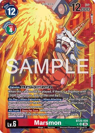 Marsmon (Alternate Art) (BT25-020) - Dual Revolution Foil