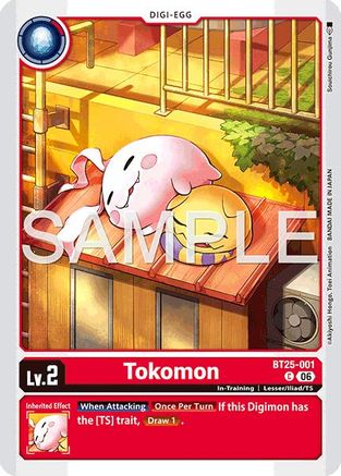 Tokomon (BT25-001) - Dual Revolution