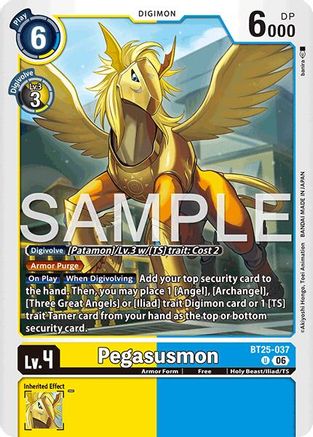 Pegasusmon (BT25-037) - Dual Revolution