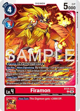 Firamon (BT25-013) - Dual Revolution