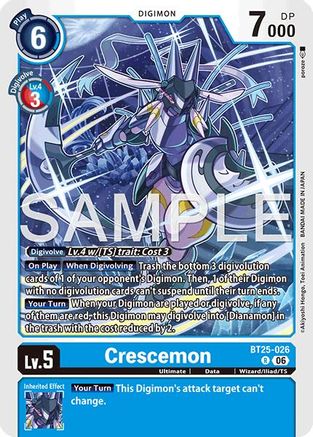 Crescemon (BT25-026) - Dual Revolution Foil