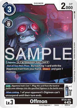 Offmon (BT25-061) - Dual Revolution