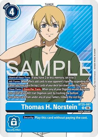 Thomas H. Norstein (BT25-087) - Dual Revolution Foil