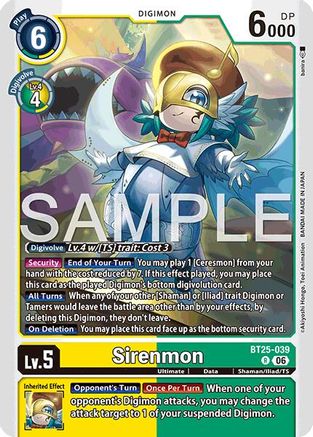 Sirenmon (BT25-039) - Dual Revolution Foil