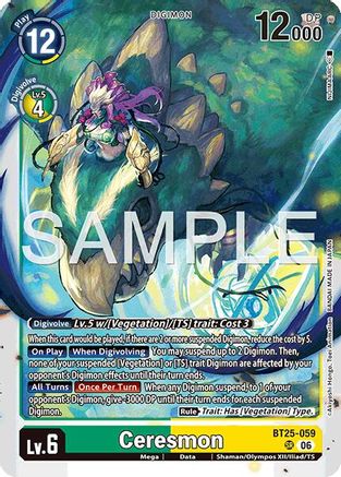Ceresmon (BT25-059) - Dual Revolution Foil