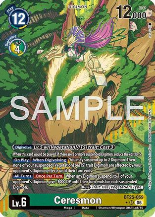 Ceresmon (Alternate Art) (BT25-059) - Dual Revolution Foil