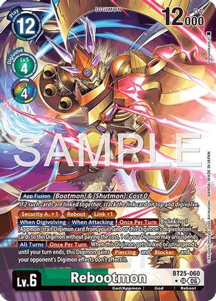Rebootmon (Alternate Art) (BT25-060) - Dual Revolution Foil