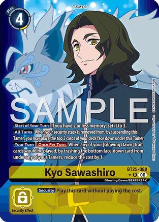 Kyo Sawashiro (Alternate Art) (BT25-088) - Dual Revolution Foil