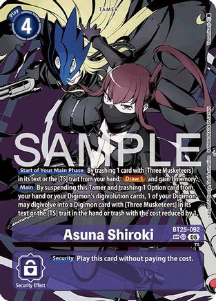 Asuna Shiroki (SP) (BT25-092) - Dual Revolution Foil
