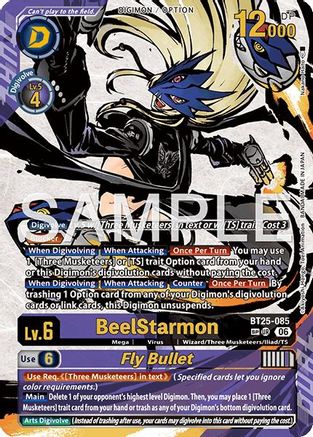 BeelStarmon // Fly Bullet (SP) (BT25-085) - Dual Revolution Foil