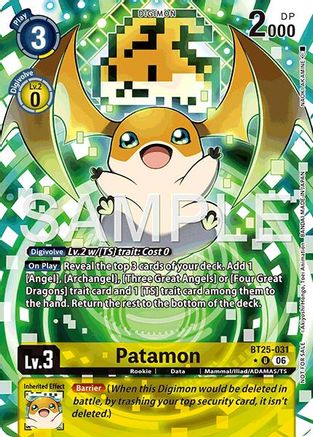 Patamon (Full Art) (BT25-031) - Dual Revolution Foil