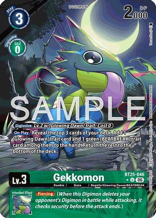 Gekkomon (Full Art) (BT25-046) - Dual Revolution Foil