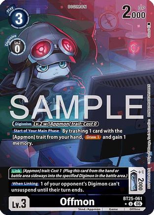 Offmon (Full Art) (BT25-061) - Dual Revolution Foil