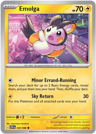 Emolga 30 - ME04 Chaos Rising