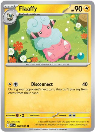 Flaaffy 28 - ME04 Chaos Rising Reverse Holofoil