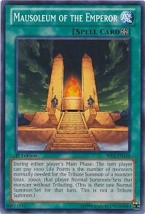 Mausoleum of the Emperor (BP02-EN149) - Battle Pack 2: War of the Giants 1st Edition