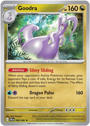 Goodra - 068/086 (Non-Holo) 68 - Deck Exclusives