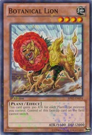 Botanical Lion (Mosaic Rare) (BP02-EN074) - Battle Pack 2: War of the Giants 1st Edition