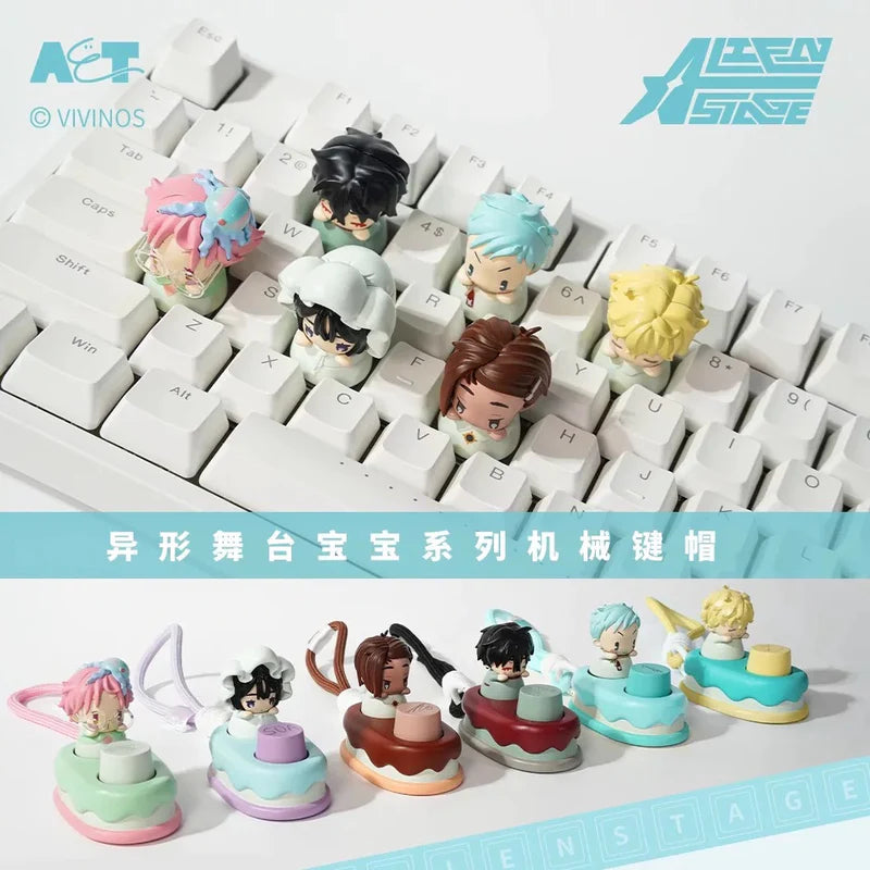 Alien Stage Baby Series Mechanical Keycaps Blind Box (1 Random Box)