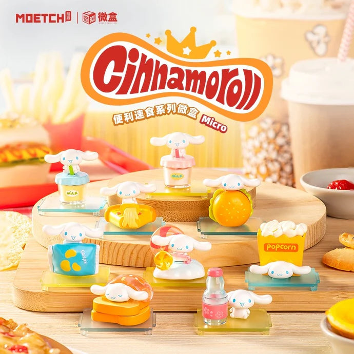 Sanrio Cinnamoroll Fast Food Series Mini Box Micro Blind Box (1 Random Box)