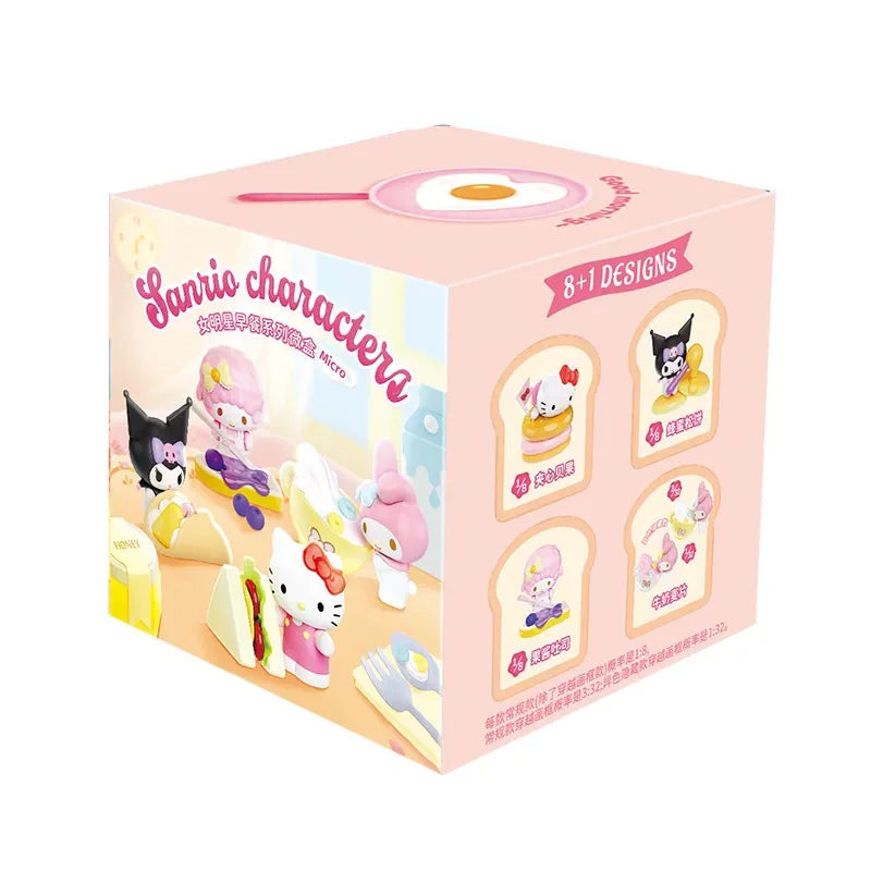 Sanrio Star Girls Breakfast Series Mini Box Micro Blind Box (1 Random Box)
