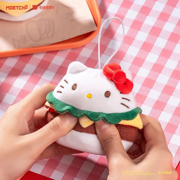 Sanrio Burger Series Plush Relaxing Toy Blind Box (1 Random Box)