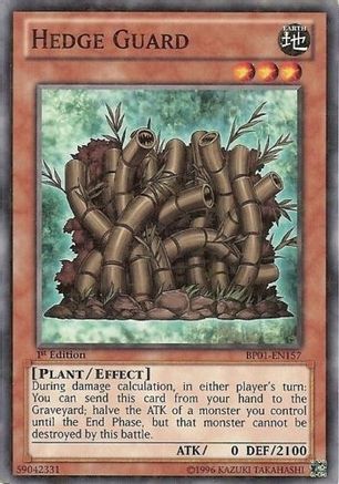 Hedge Guard (Starfoil) (BP01-EN157) - Battle Pack: Epic Dawn Unlimited
