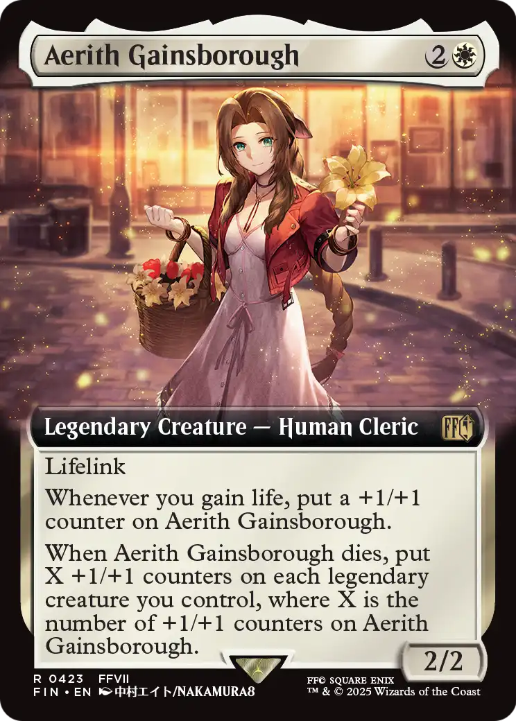 Aerith Gainsborough (Extended Art) (FIN-423) [FINAL FANTASY] Foil