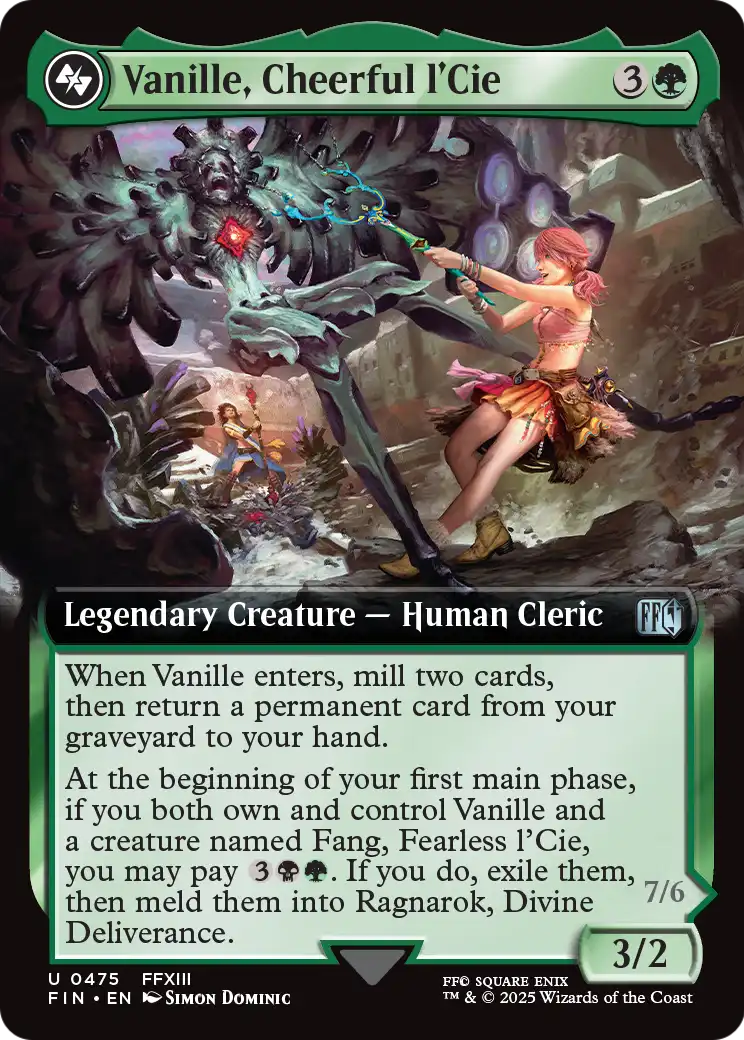 Vanille, Cheerful l'Cie (Extended Art) (FIN-475) [FINAL FANTASY]