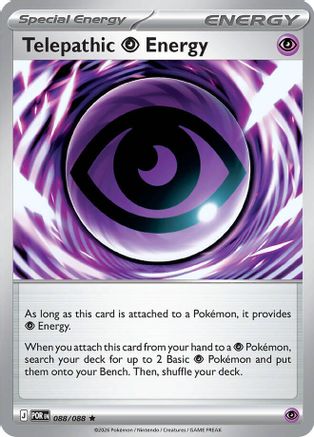 Telepathic Psychic Energy - 088/088 (Non-Holo) 88 - Deck Exclusives