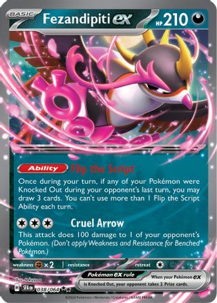 Fezandipiti ex - 038/064 (Starless Foil) 38 - Deck Exclusives Holofoil