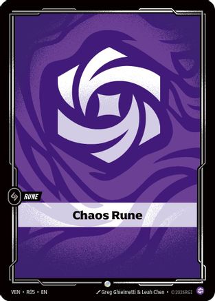 Chaos Rune (R05) - Vendetta Foil