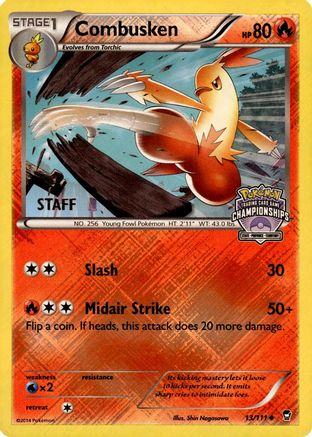 Combusken - 13/111 (State Championships) [Staff] 13 - League & Championship Cards Reverse Holofoil